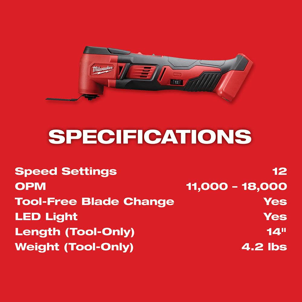 Milwaukee M18 Multi-Tool – 2626-20
