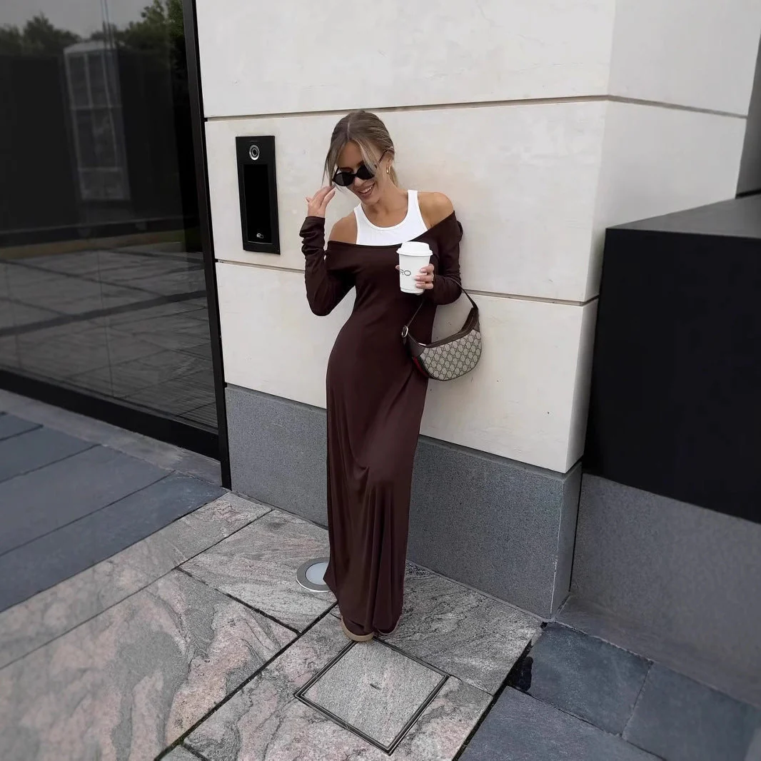 Off Shoulder Maxi DressClistos