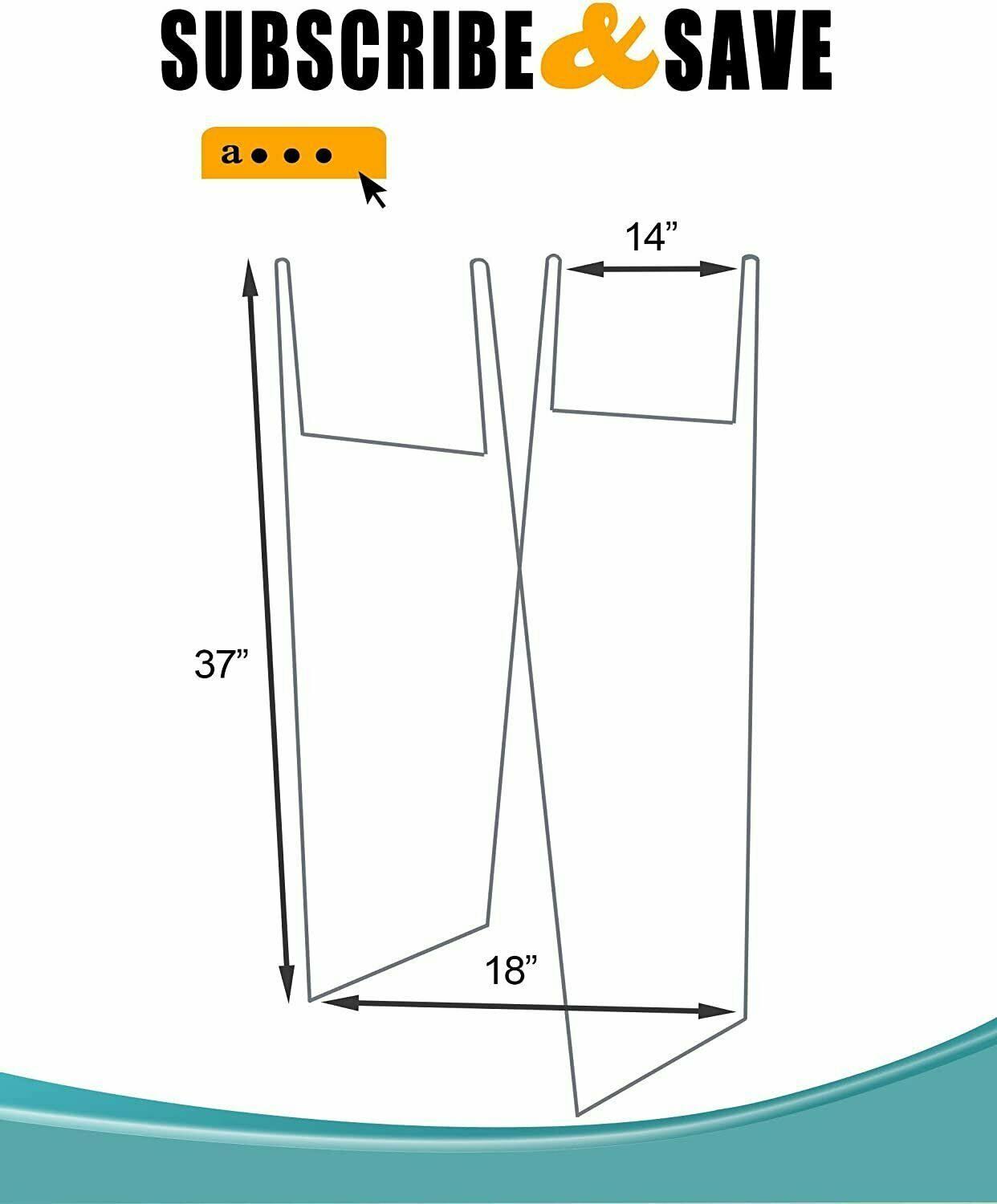 Trash Bag Holders Steel Waste Container Holder 18x14x37 55 Gallon