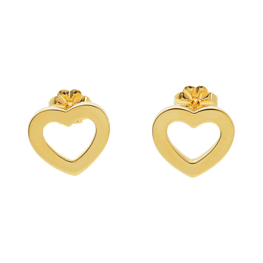 Tiffany & Co. Tiffany Heart K18YG Yellow Gold Earrings