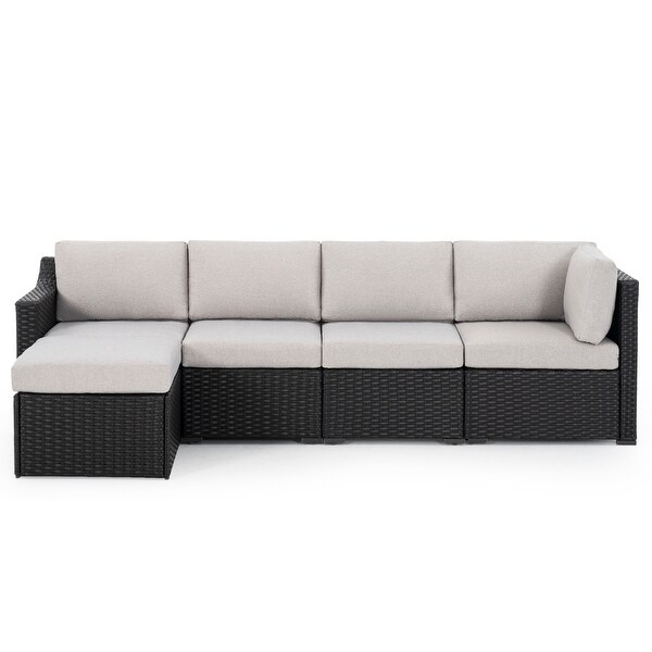 5 Piece Patio Sectional Conversation Set