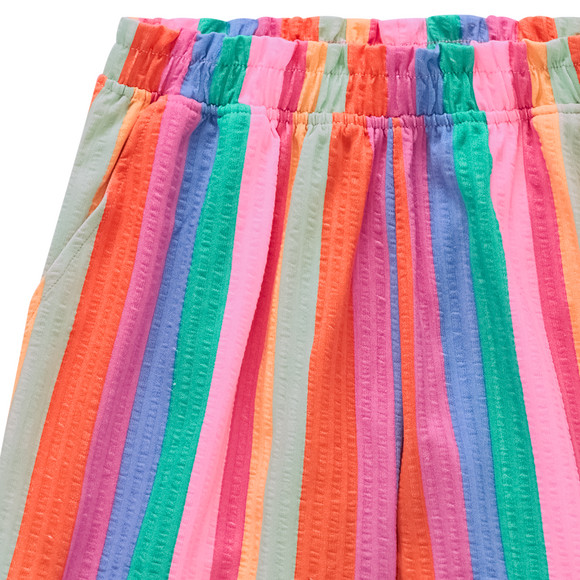 Famy Mädchen Shorts mit bunten Streifen