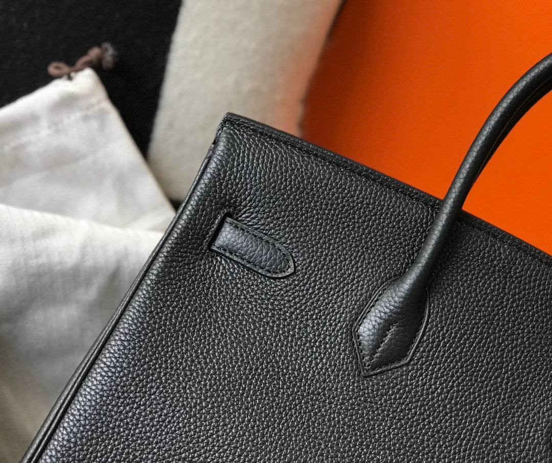 Hermes Birkin 35Cm Bag Black Togo Gold Hardware