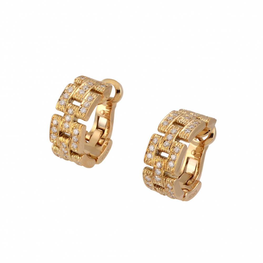 Cartier Mayon Pantale Accessory 18K Yellow Gold Diamond