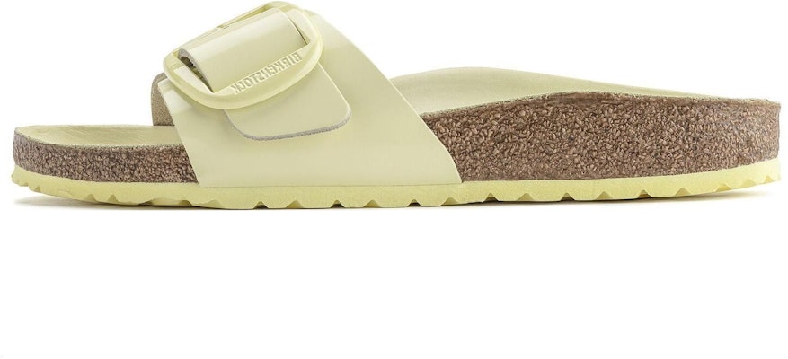 Birkenstock Madrid Big Buckle Natural Leather Fashion Slide Sandals