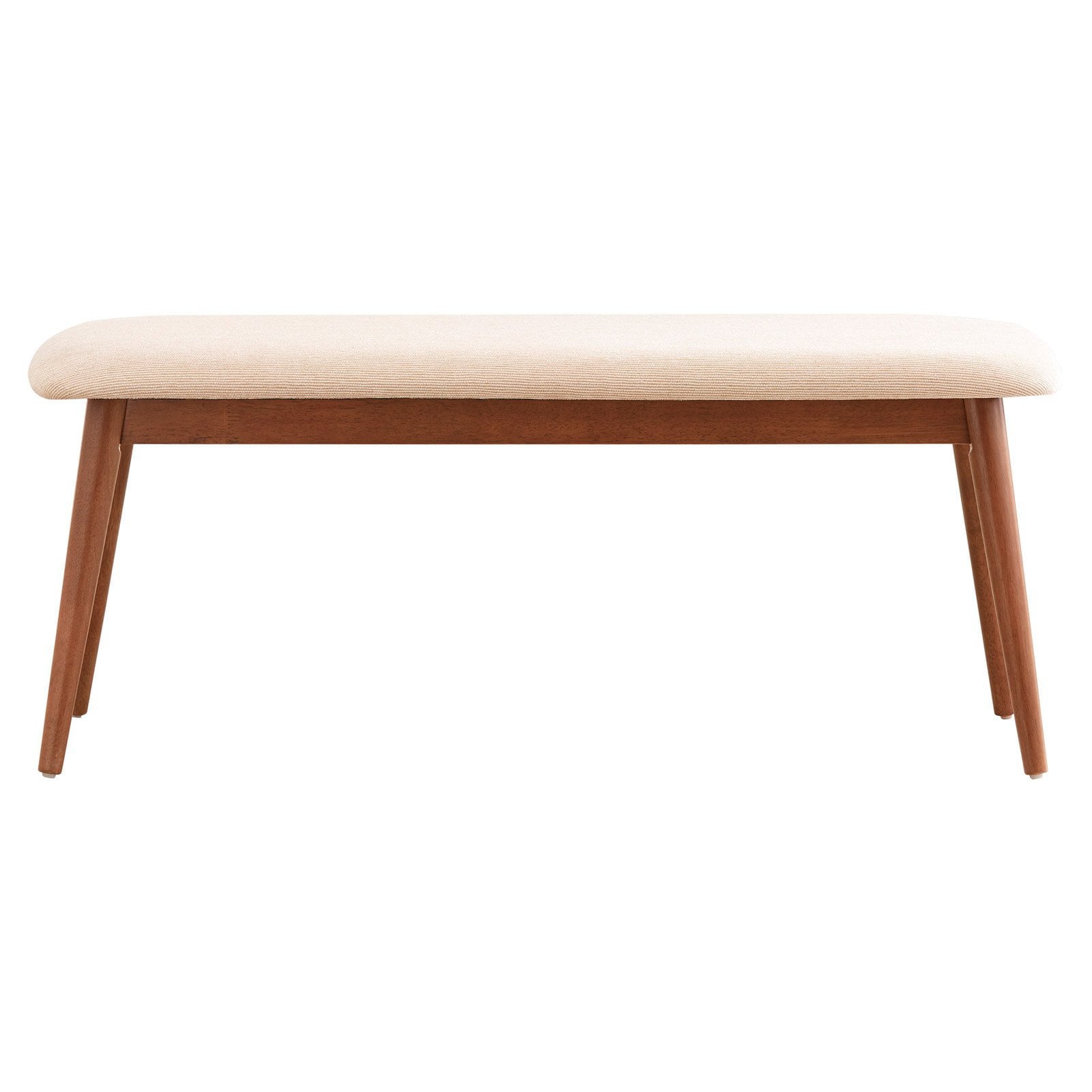 Weston Home Chelsea Upholstered Bench, Beige