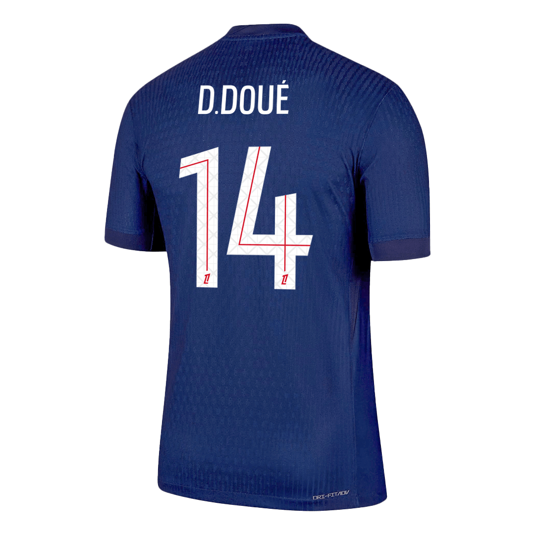 D.DOUÉ #14 PSG Home Player Version Jersey 2025/26