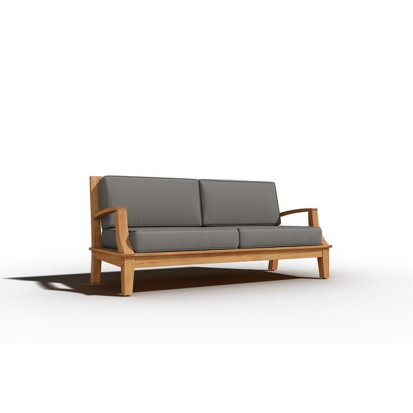 Eliane Teak Sofa with Sunbrella Cushion