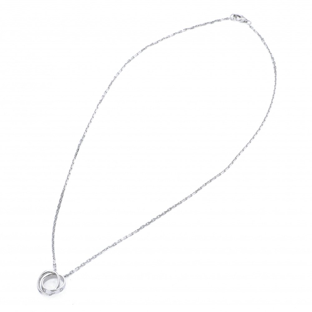 Cartier Love Baby Necklace 18K White Gold Diamond