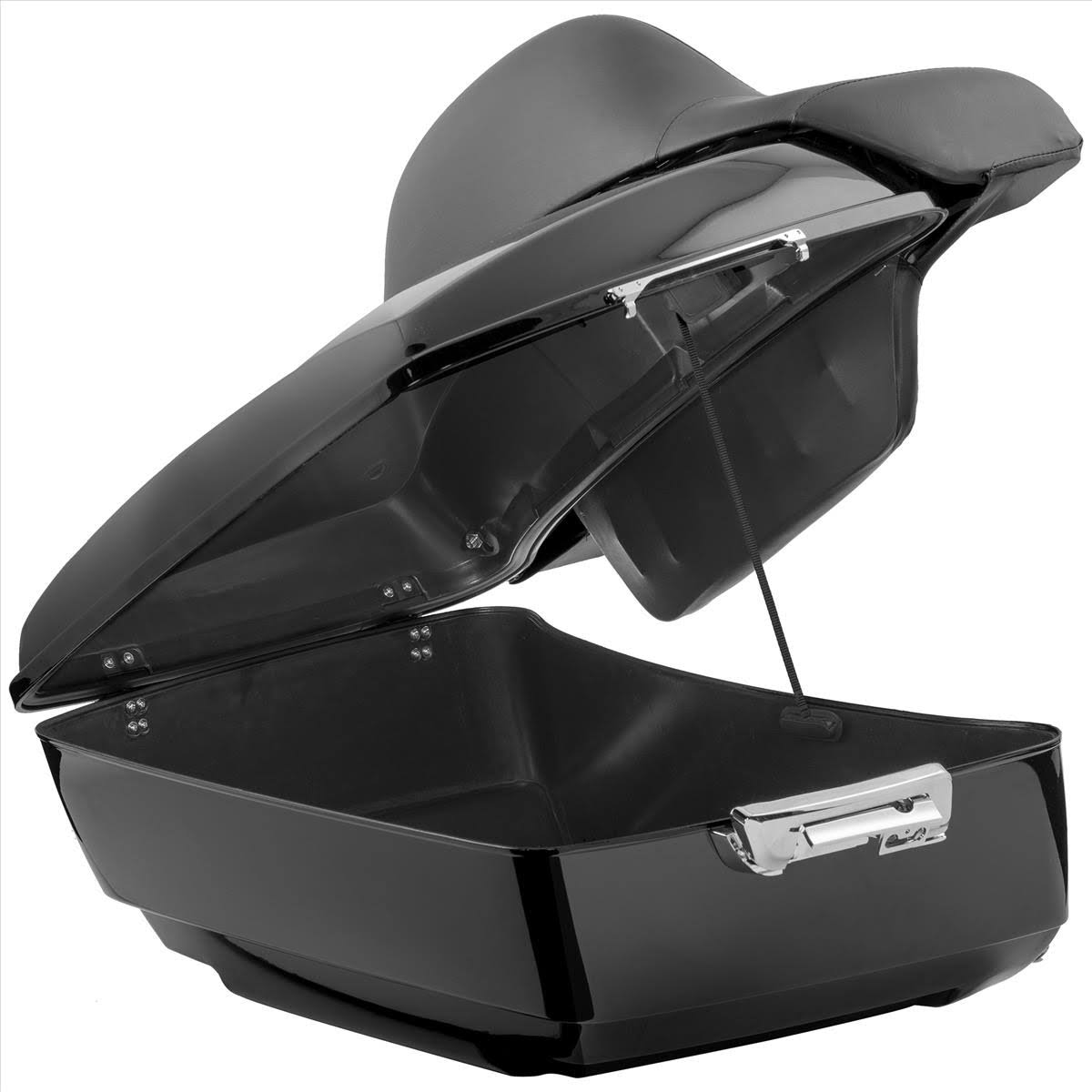 HogWorkz HW229508 King Vivid Black Tour Pack with Full Backrest