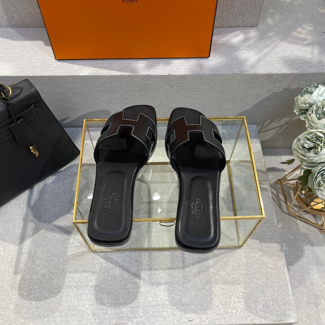 Hermes high version slippers - cnluxepick