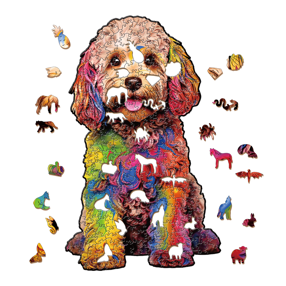 Animal Wooden Puzzle-Lovely dog