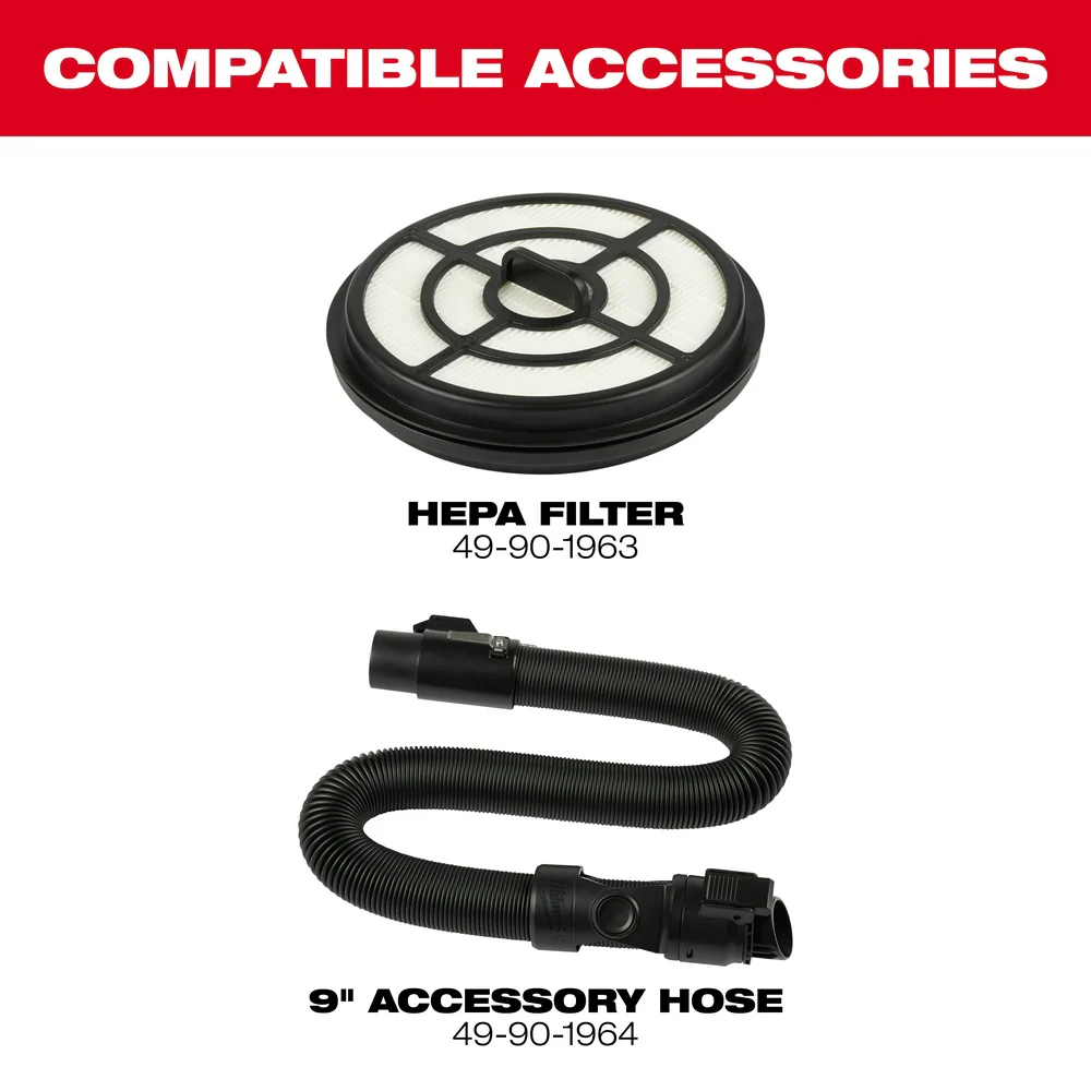 2026 Milwaukee 0885-20 M18 FUEL 3-in-1 Backpack Vacuum, Tool Only