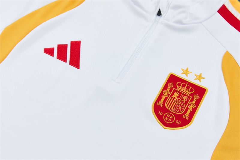 Spain 26/27 Training Suit White-Two Stars 4