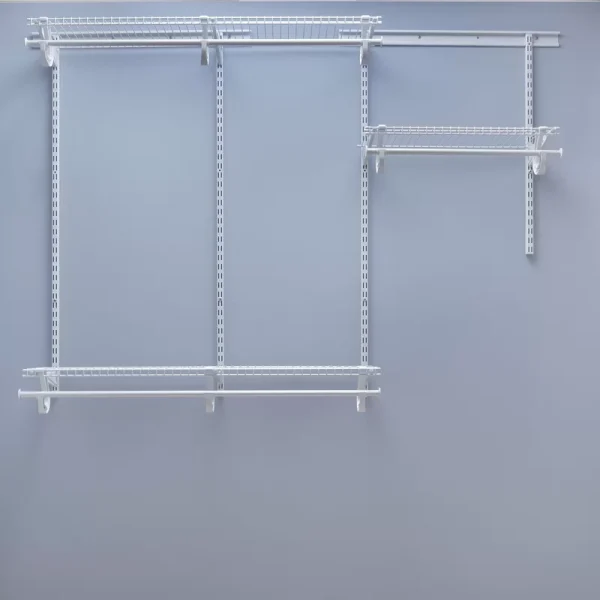 2873 ShelfTrack 13 in. D x 72 in. W x 48 in. H Wire Closet System Organizer Kit