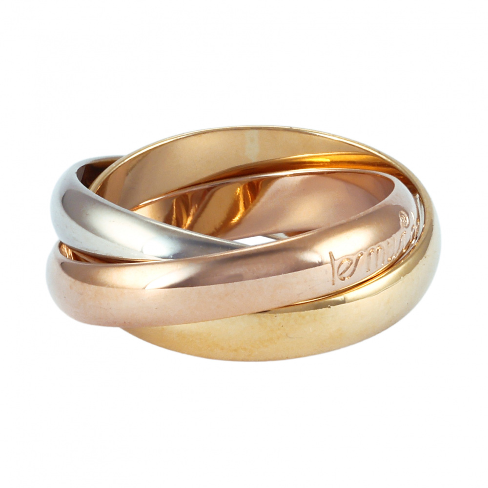 Cartier Trinity Ring Tri-Gold