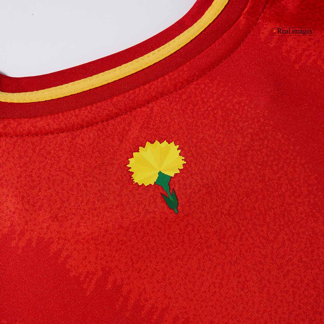 Spain Home Kids Soccer Jerseys Kit EURO