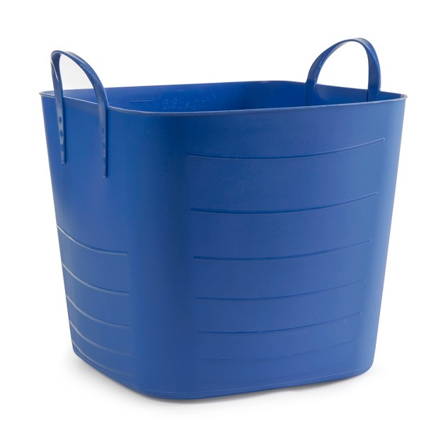 Life Story Tub Basket 6 6 Gallon Plastic Storage Tote Bin With Handles 6 Pack