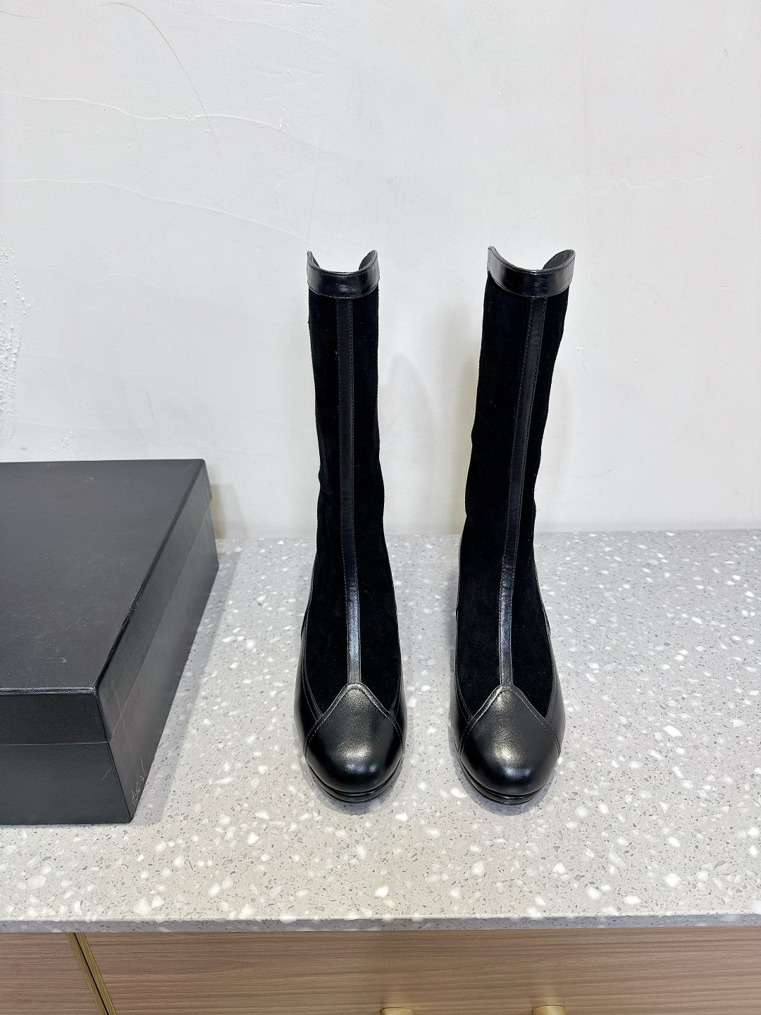 Chanel 25ss autumn and winter new round toe zipper boots - cnluxepick