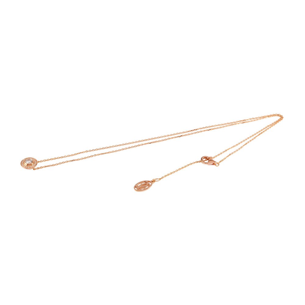 Cartier Damour (diamant Leger) Necklace 18K Rose Gold Diamond N7412200