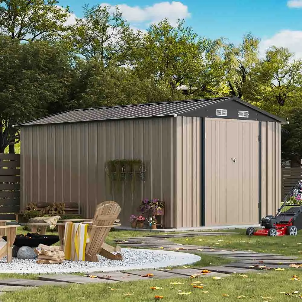Patiowell 8x12 Metal Shed Pro