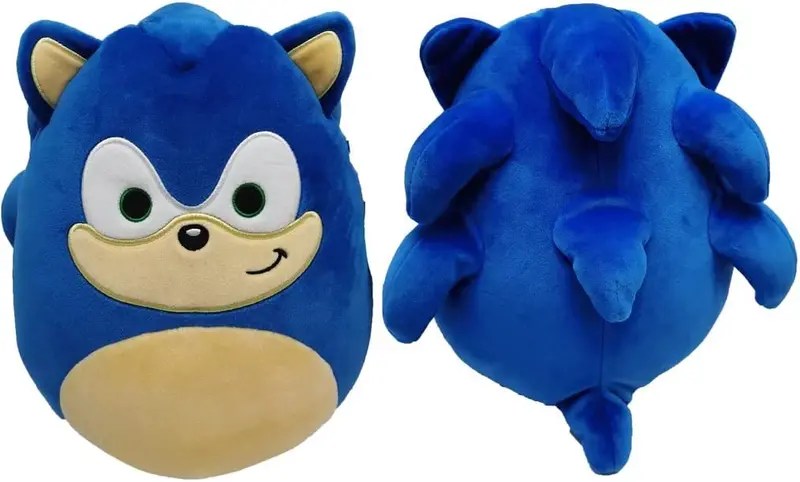 Squishmallows Kellytoy SEGA Sonic, Knuckles, Tails, Shadow Plush Toy (7