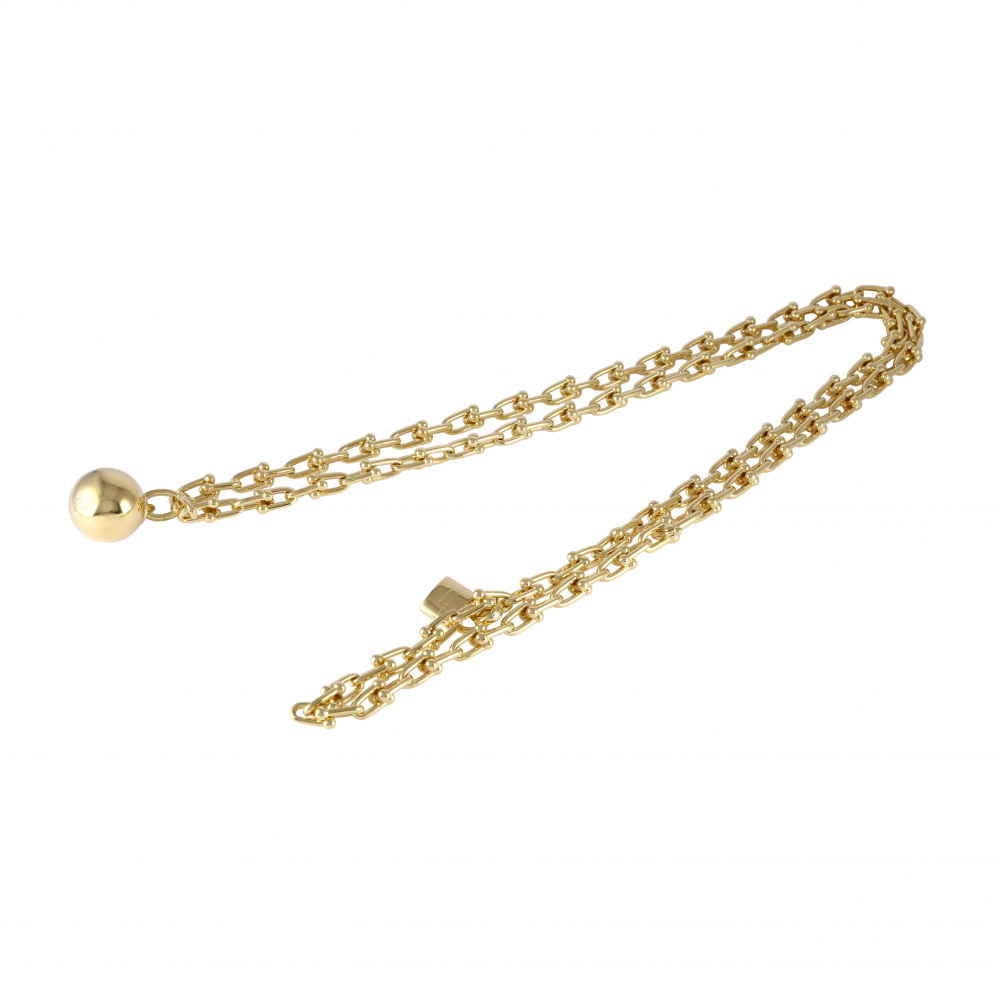 Tiffany & Co. Hardware Wrap Necklace 18K Yellow Gold 60700915