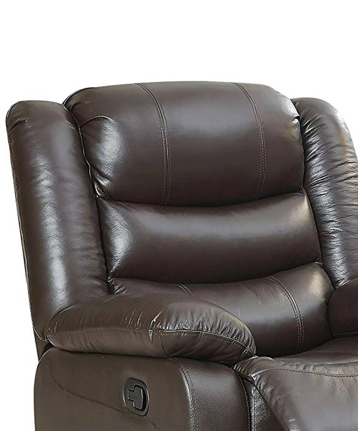 Recliner , Espresso Top Grain Leather Match