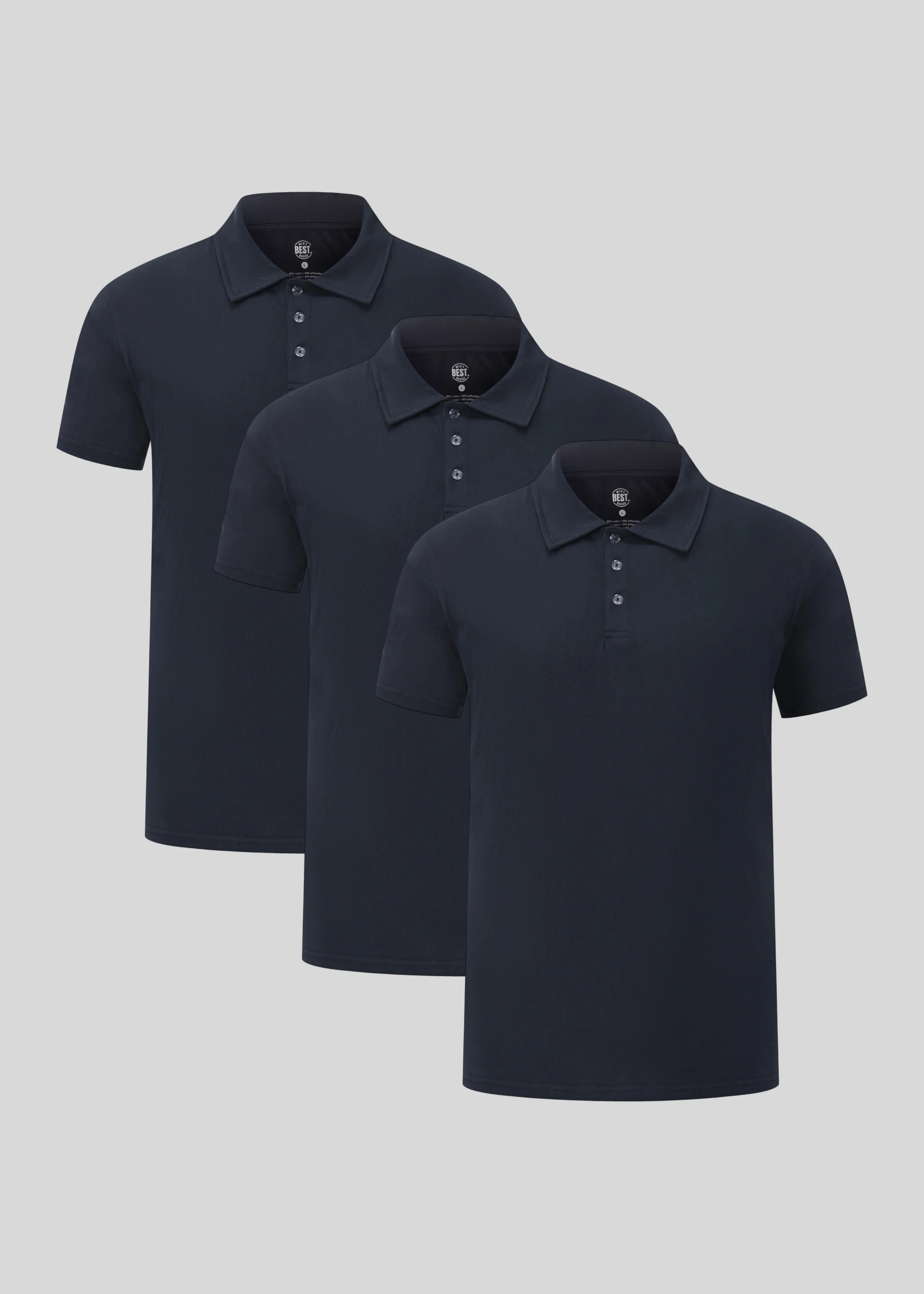 Navy Polo 3-pack