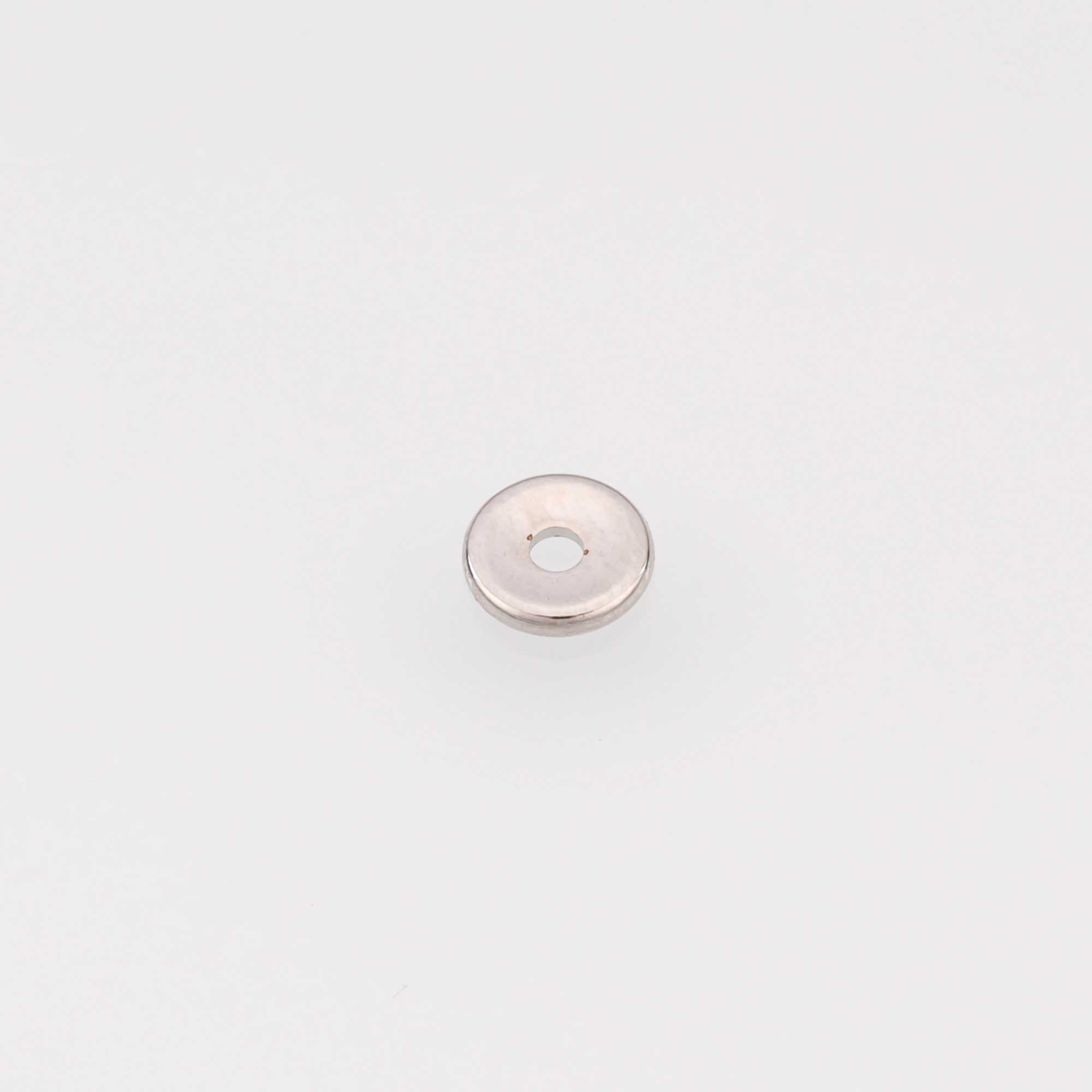 50Pcs 18K Gold Filled Round Flat Spacer Beads,Dainty Round Spacer Beads,DIY Jewelry Making Supply