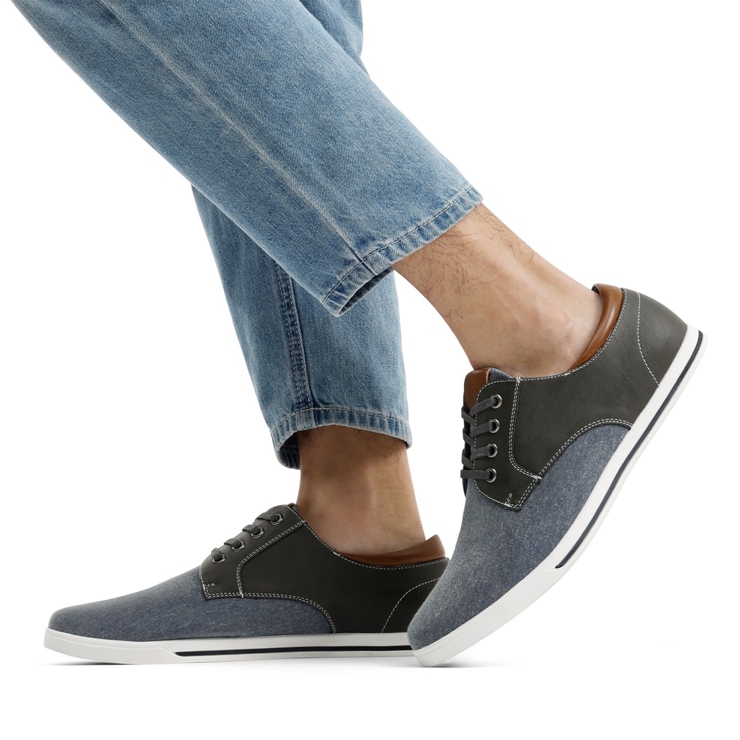 Men's Casual Oxford-Inspired Sneakers