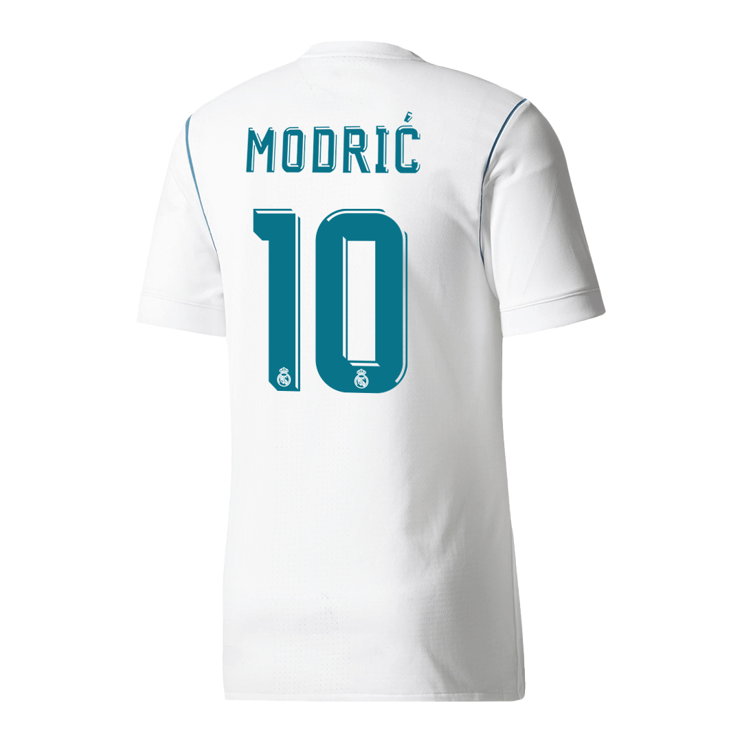 Retro Soccer Jersey MODRIĆ #10 Real Madrid Home 2017/18