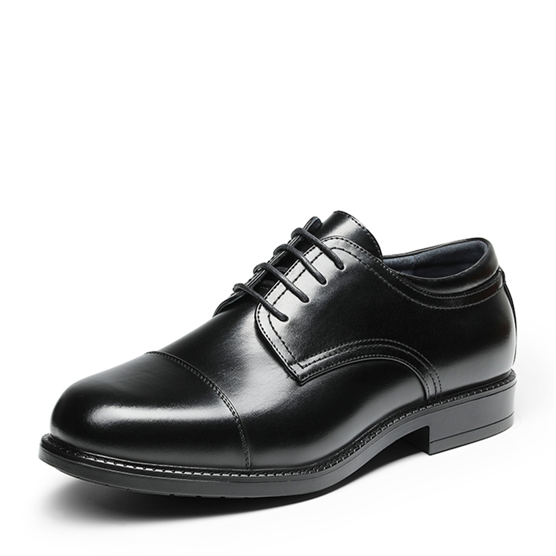 Men's Wide-Fit Cap Toe Oxford Shoes