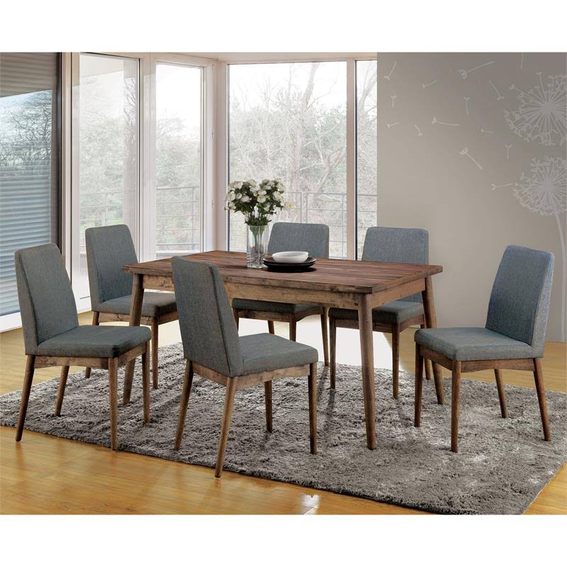 Furniture of America Affinis Side Chair in Natural Tone (Set of 2)