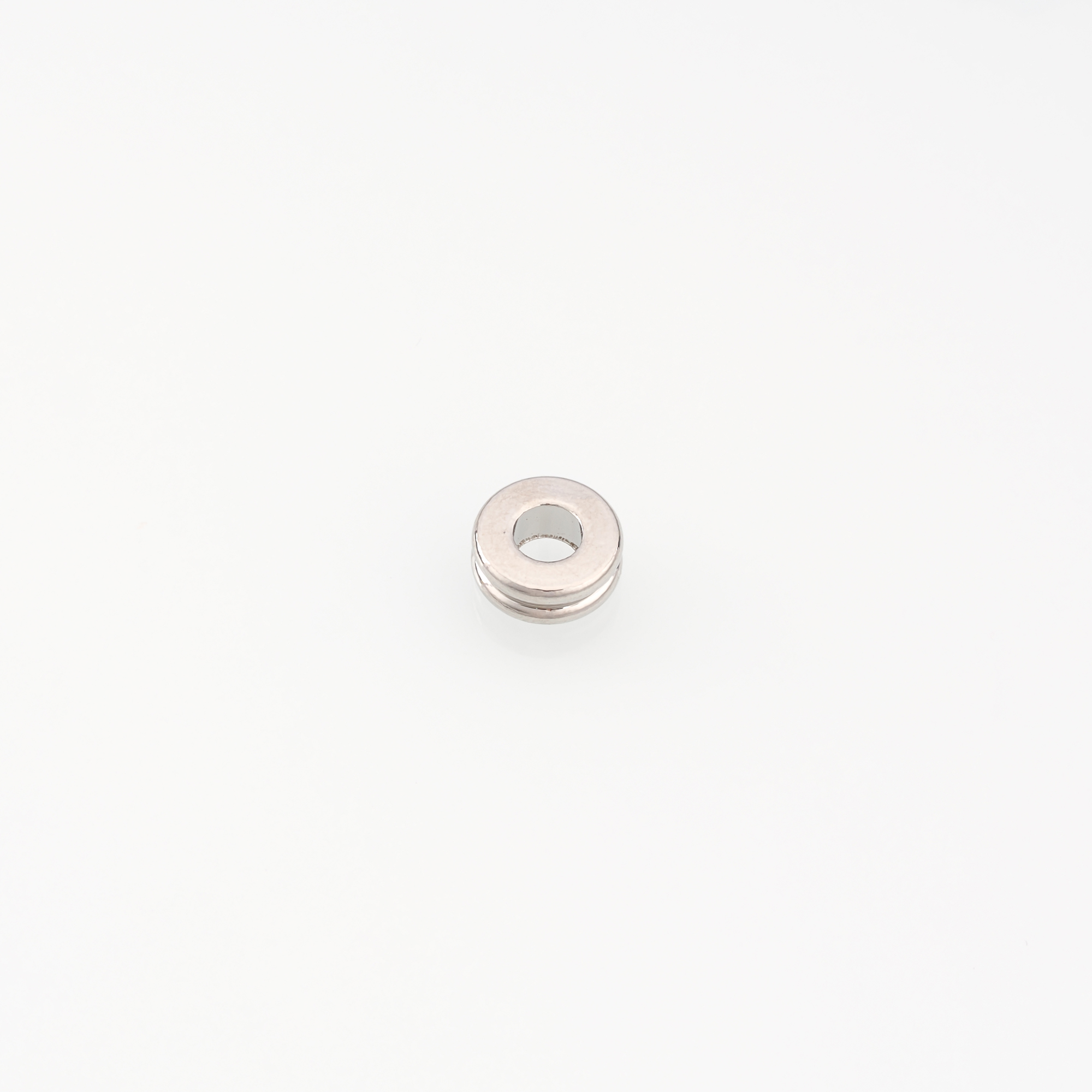 10Pcs 18K Gold Filled Round Flat Spacer Beads,Round Spacer Beads,DIY Jewelry Making Supply