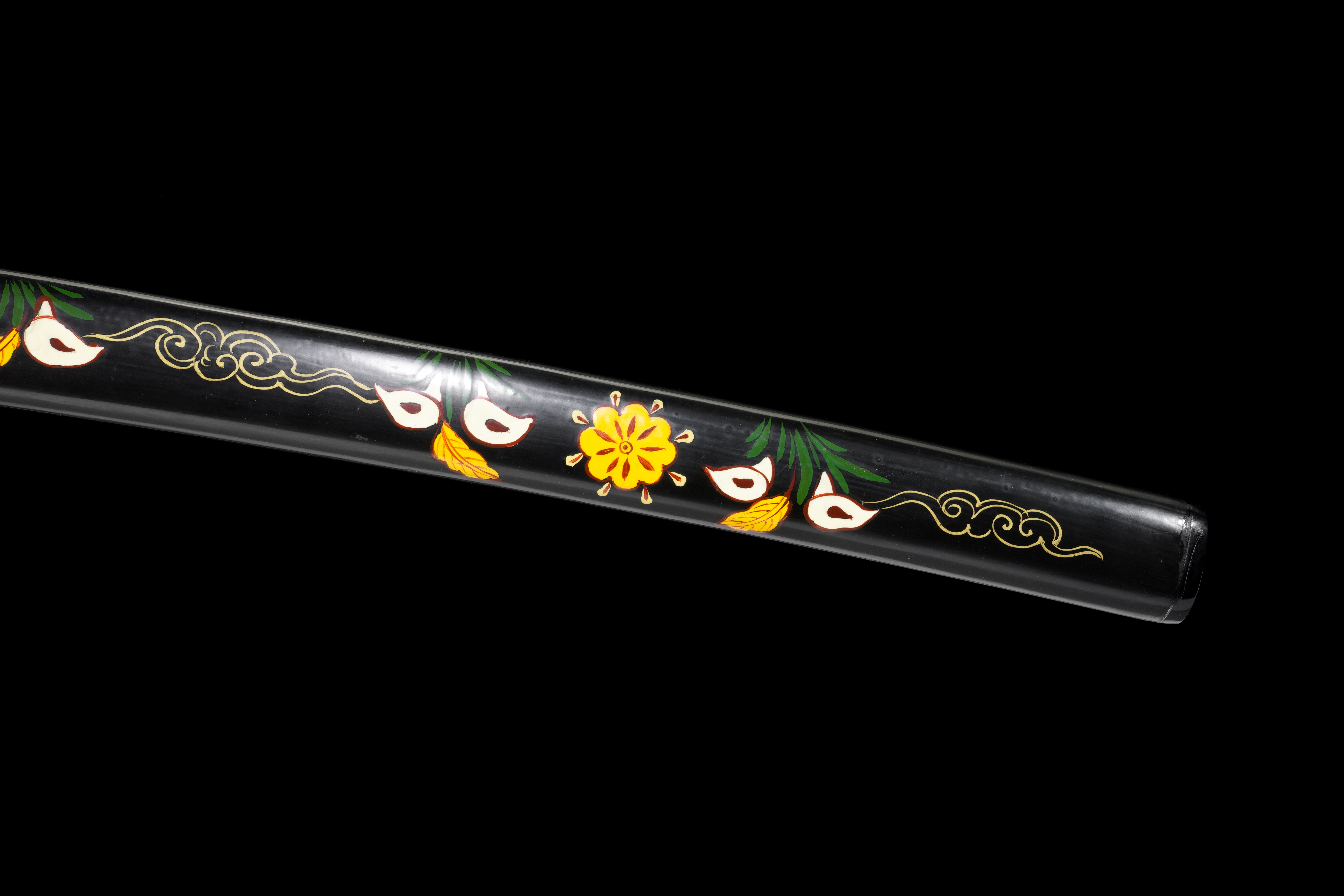 Handmade Japanese Katana T10 Steel Clay Tempered Golden Lattice Full Tang