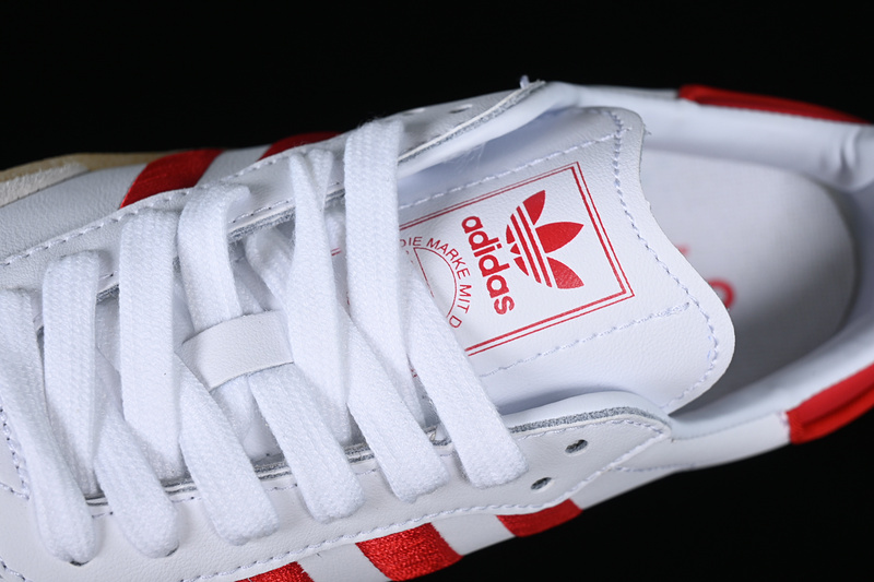 Adidas Samba Vegan White/Red/Brown ID0438