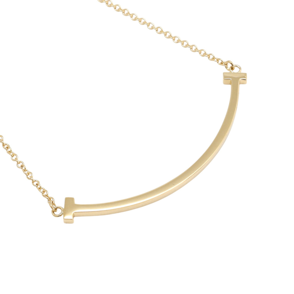 Tiffany & Co. Tiffany T Smile Necklace 18K Yellow Gold 60011679