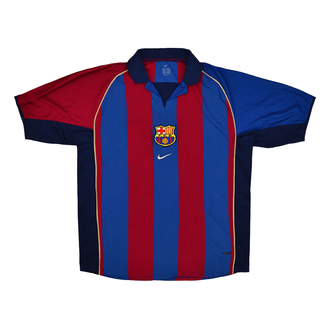 Retro Soccer Jersey Barcelona Home 2001/02