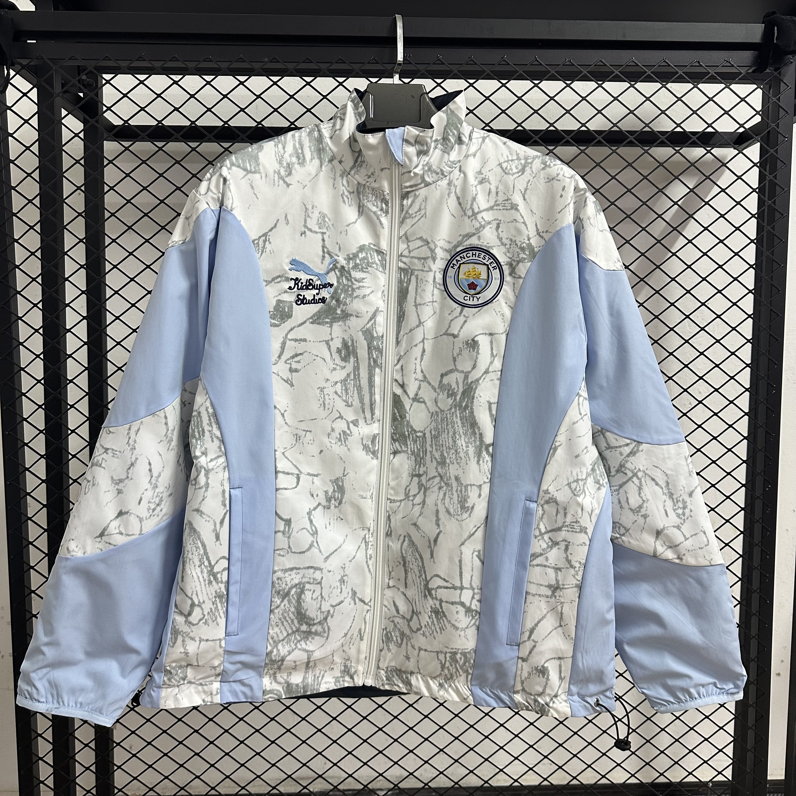 25-26 Manchester City joint double-sided trench coat