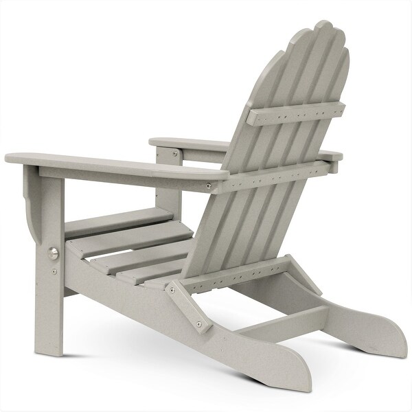 Nelson Recycled Plastic Folding Adirondack Chair by Havenside Home