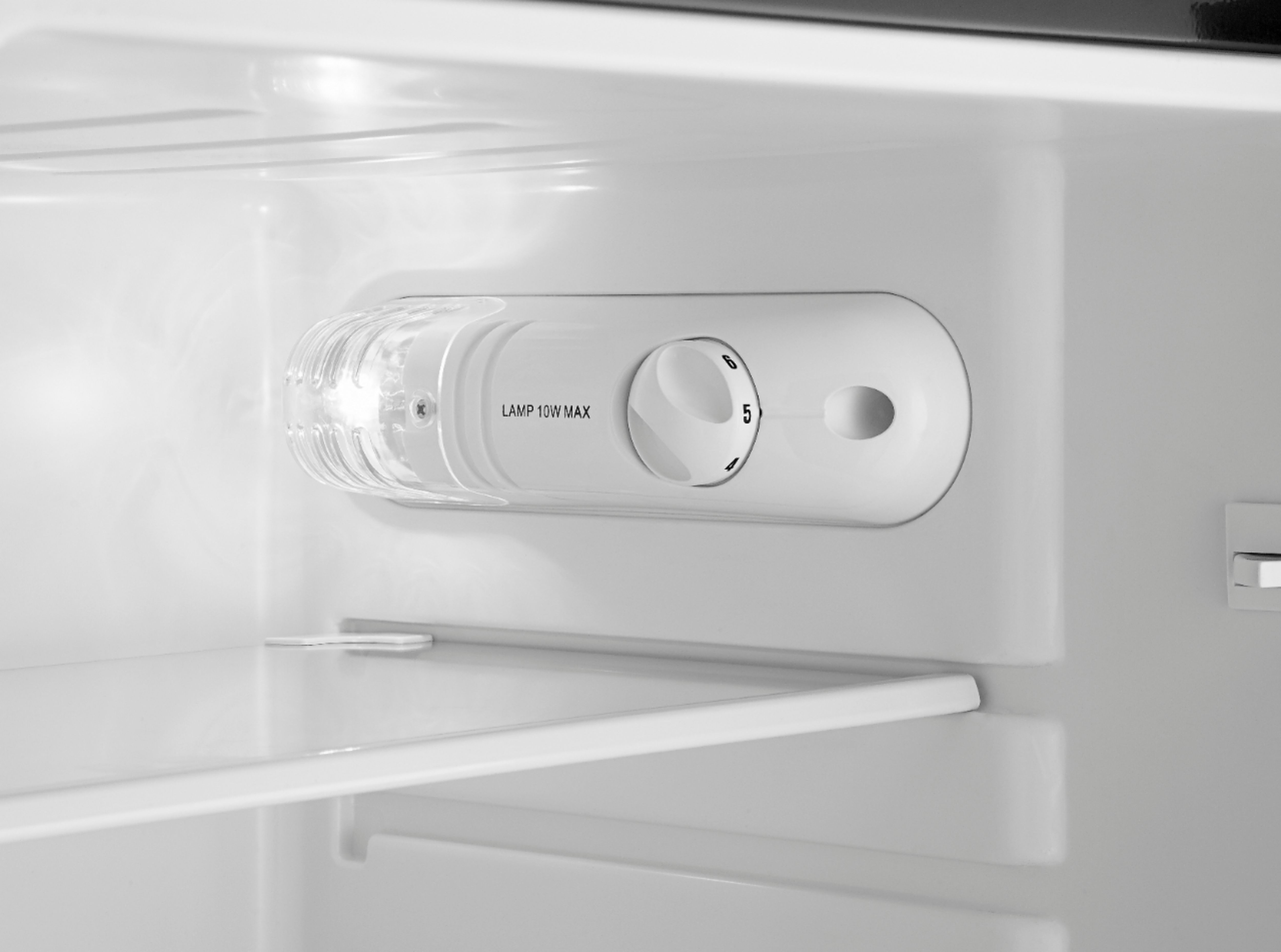 Insignia™ - 3.0 Cu. Ft. Mini Fridge with Top Freezer and ENERGY STAR Certification - Stainless Steel