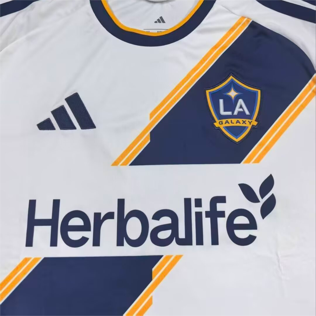 Men's LA Galaxy White 2026 The VeloCITY Kit Replica Jersey 3