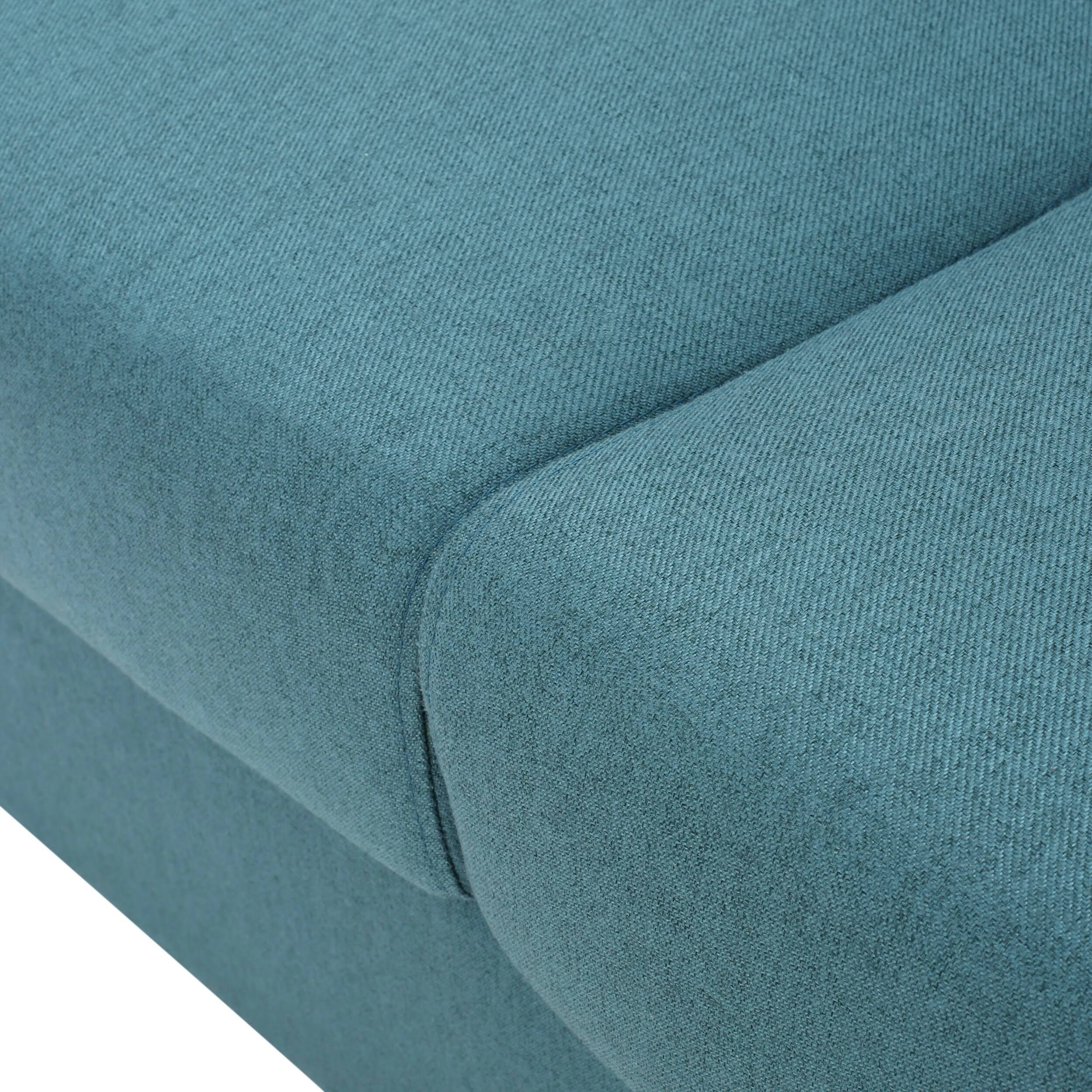 Christopher Knight Home Jessup Tufted Fabric Loveseat Sofa by, Dark Blue