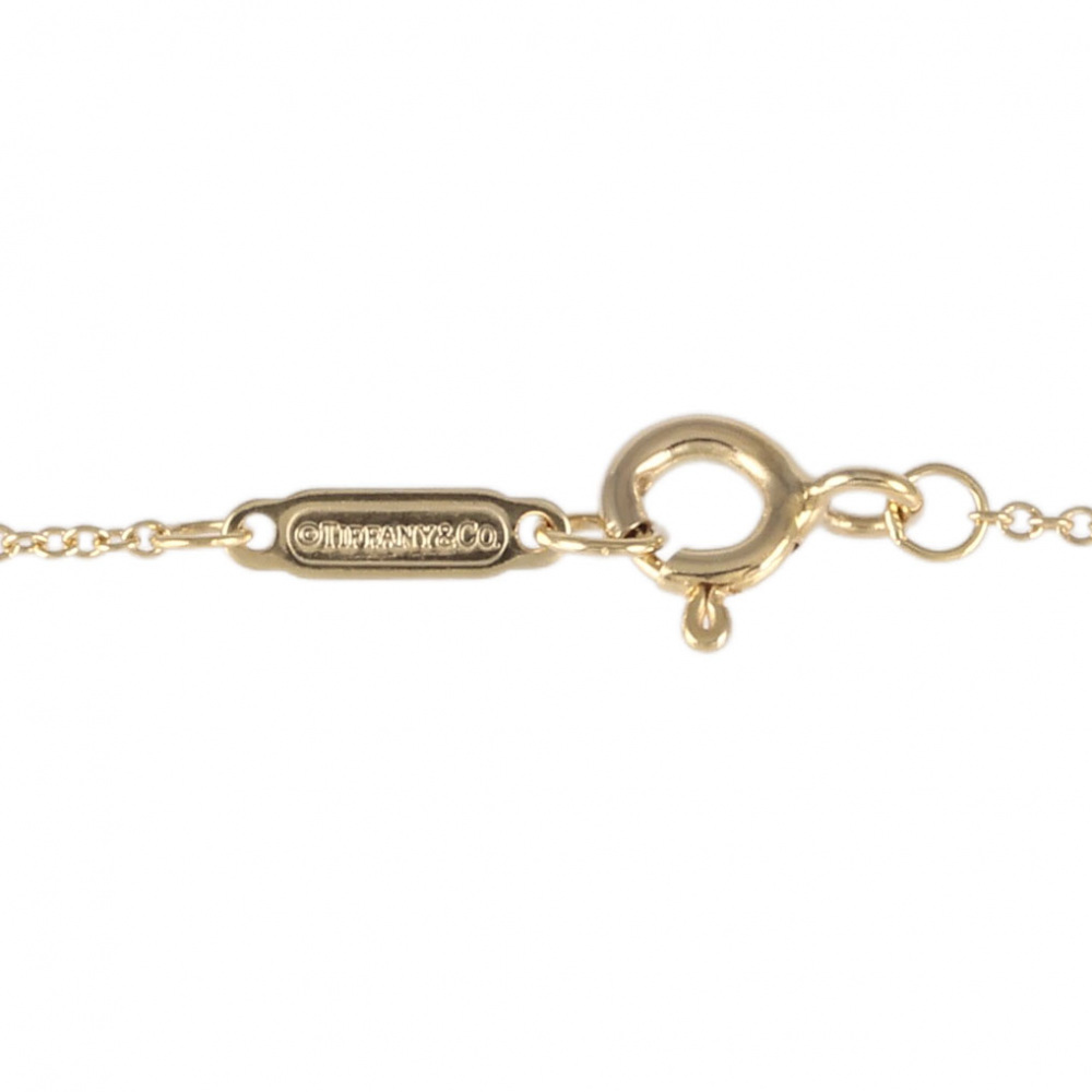 Tiffany & Co. Tiffany Dots Heart 3PD K18YG Yellow Gold PT950 Necklace Platinum & 18K Yellow Gold Diamond