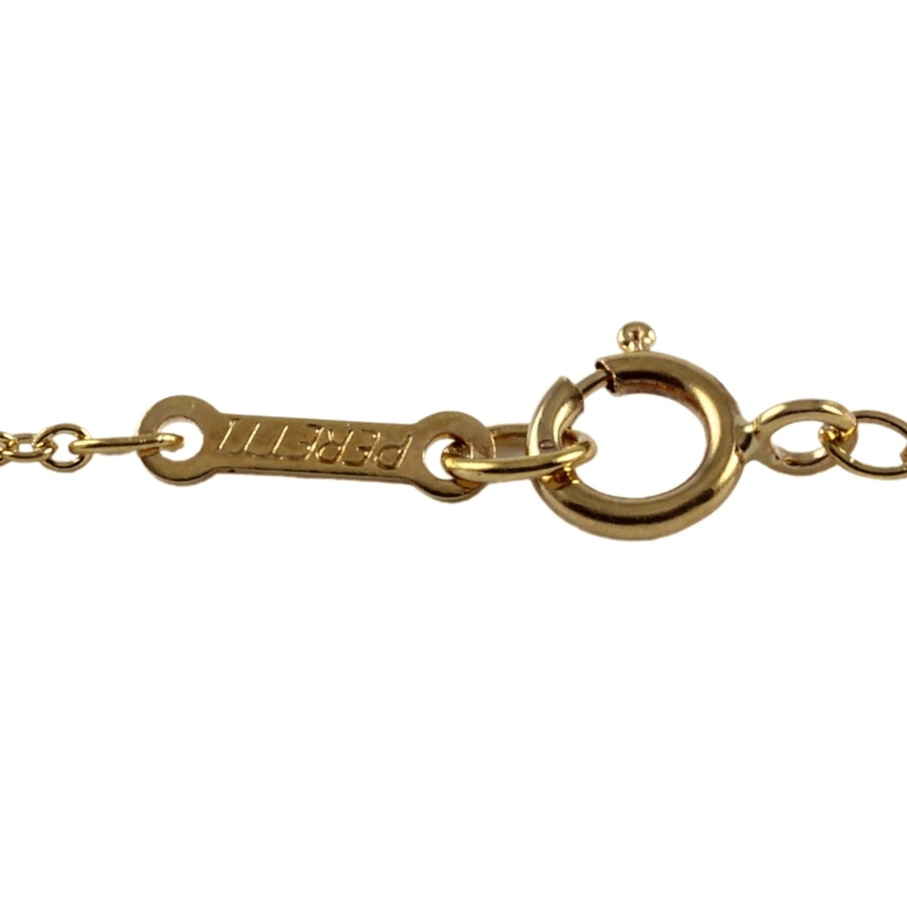 Tiffany & Co. Tiffany Bean Design Elsa Peretti K18YG Yellow Gold Necklace