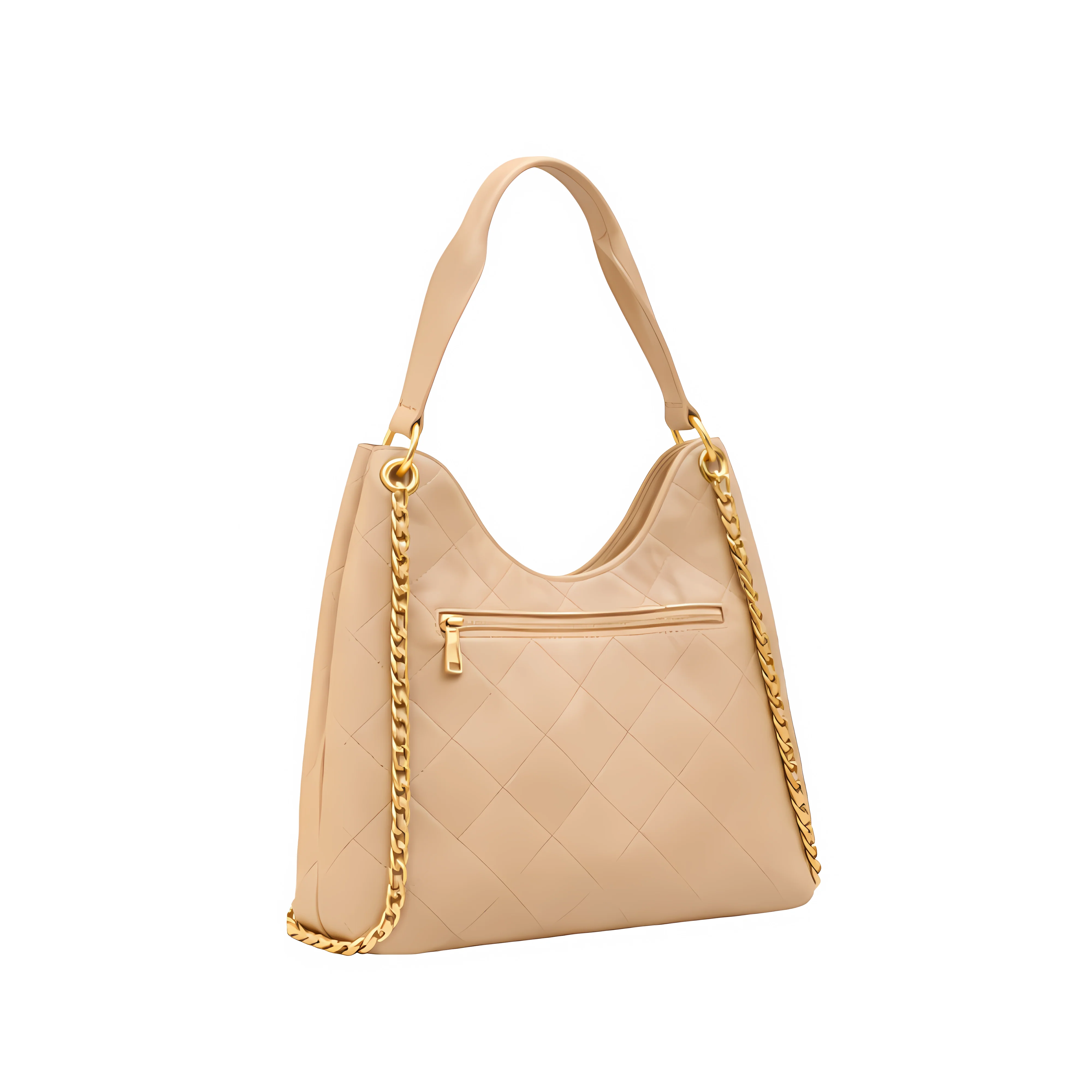 Chanel Bag | Hobo Handbag Calfskin Gold-Tone