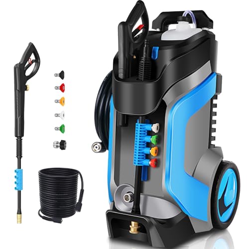 Electric Pressure Washer 5000PSI 4.0GPM Power Washers with M22-14mm Pressure Hose 33FT, Power Sprayers High Pressure with 1/4