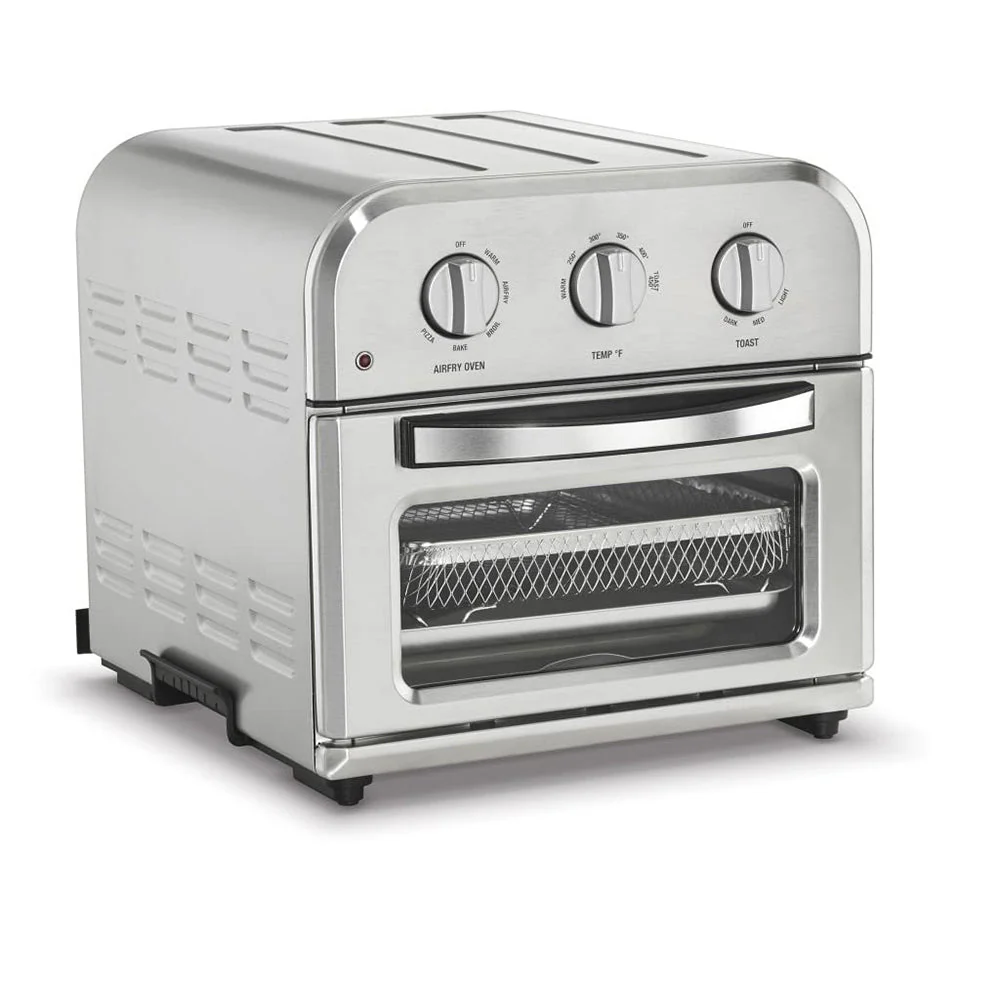 Compact Airfryer Toaster Oven, 1800-Watt Motor with 6-in-1 Functions and Wide Temperature Range