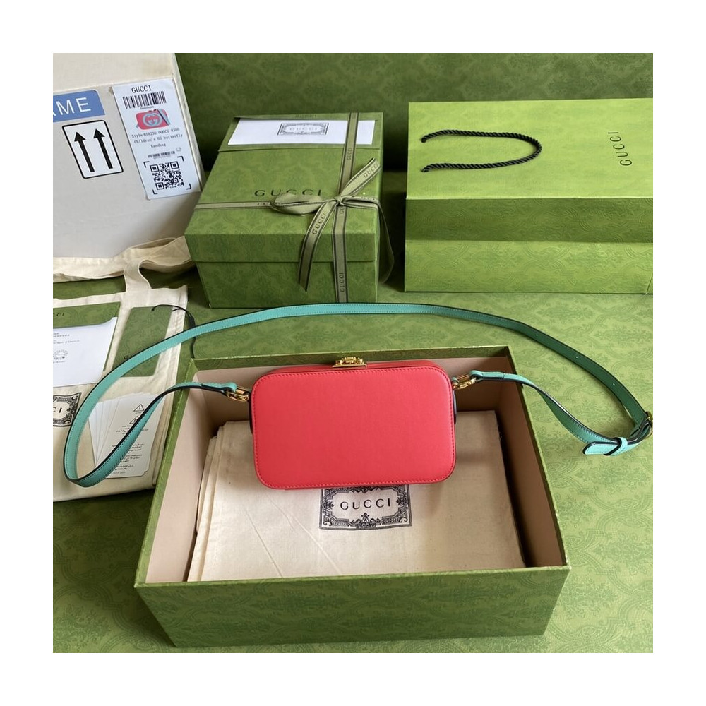 Gucci Interlocking G Mini Bag in Red Leather